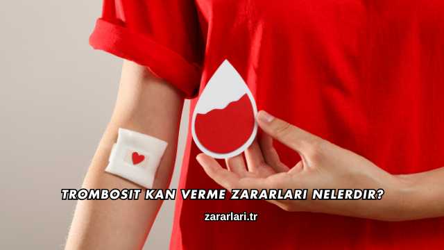 Trombosit Kan Verme Zararları Nelerdir?