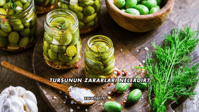 Turşunun Zararları Nelerdir?