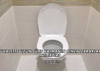Tuvalette Uzun Süre Kalmanın Dinen Zararları Nelerdir?