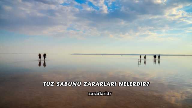 Tuz Sabunu Zararları Nelerdir?