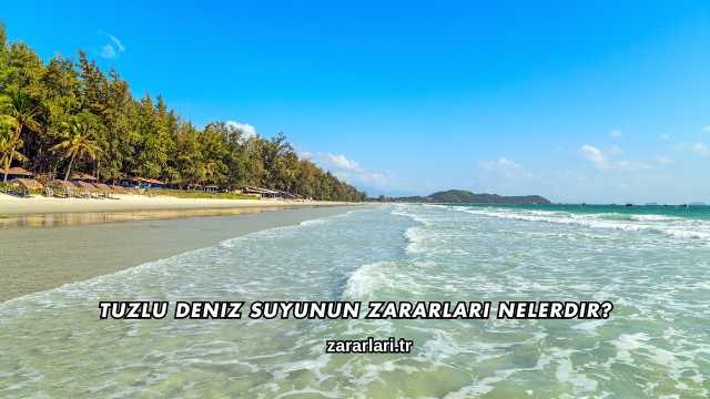 Tuzlu Deniz Suyunun Zararları Nelerdir?
