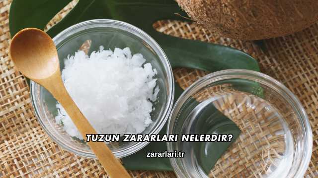 Tuzun Zararları Nelerdir?