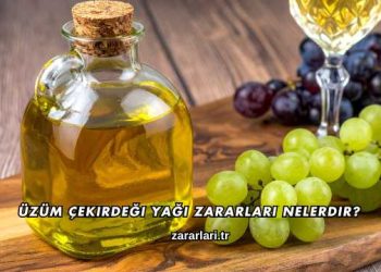 Üzüm Çekirdeği Yağı Zararları Nelerdir?