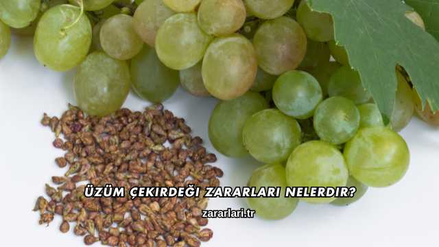 Üzüm Çekirdeği Zararları Nelerdir?