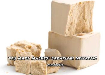 Yaş Maya Maskesi Zararları Nelerdir?