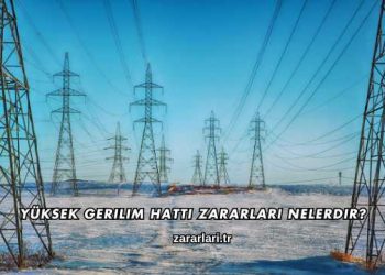 Yüksek Gerilim Hattı Zararları Nelerdir?