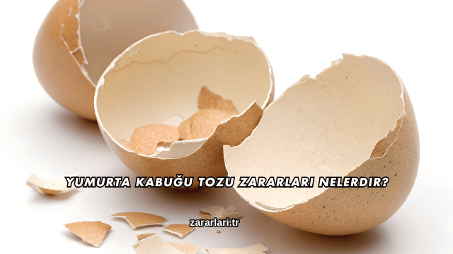Yumurta Kabuğu Tozu Zararları Nelerdir?