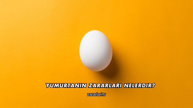 Yumurtanın Zararları Nelerdir?