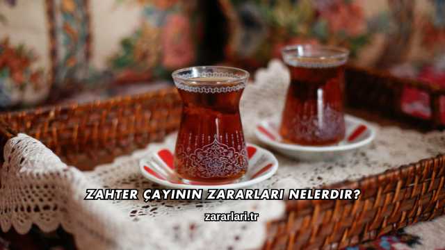 Zahter Çayının Zararları Nelerdir?