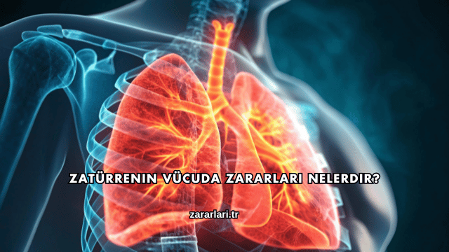 Zatürrenin Vücuda Zararları Nelerdir?