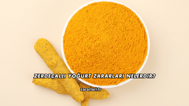 Zerdeçallı Yoğurt Zararları Nelerdir?